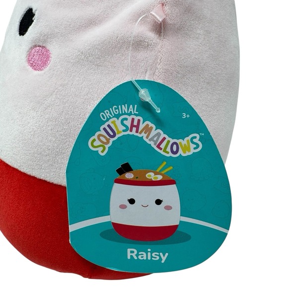 Squishmallows 8" Raisy the Ramen Soup Bowl Food Squad Plush - Picture 5 of 9